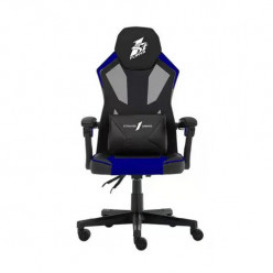 Gaming Chair 1STPLAYER P01 Black&Blue, PU And Nylon Mesh, Reinforced metal frame, moving armrest, 4 class Gaslift, 60mm Nylon caster, Backrest Adjuster:90°-135°,160KG Maximum Weight